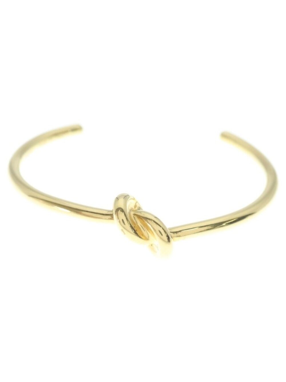 Celine Knot Extra Thin Bracelet Bangle Plated Gold